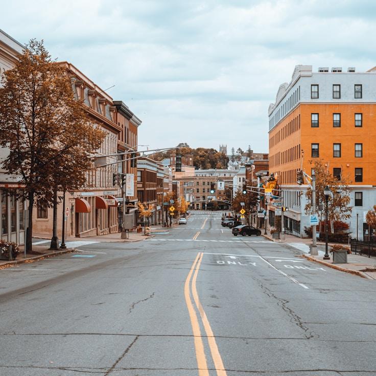 Sunset outdoors in France