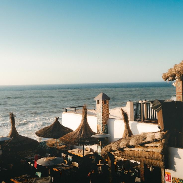 Entertainment zone at night in France